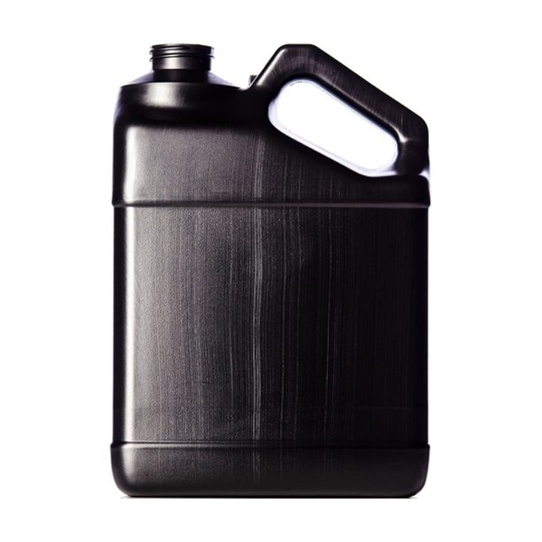1 gallon Black HDPE F Style Bottle