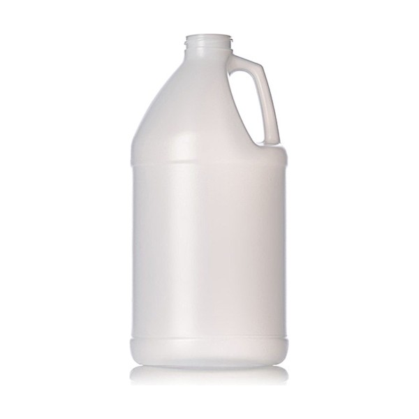 64 oz Natural HDPE Industrial Round Bottle