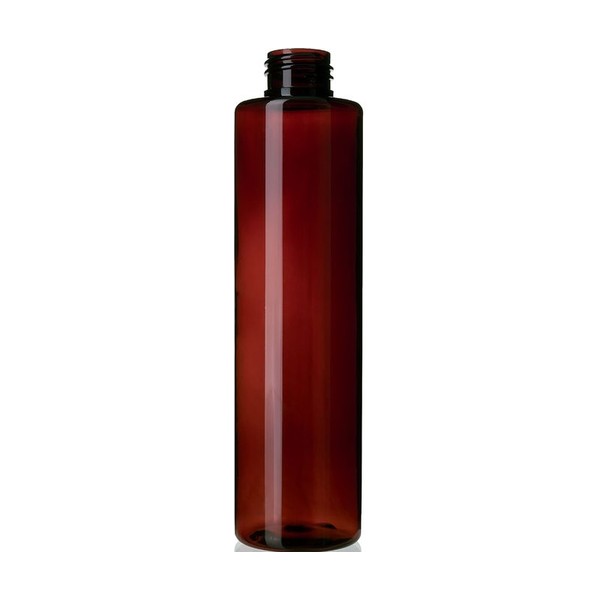 6 oz Amber PET Cylinder Round