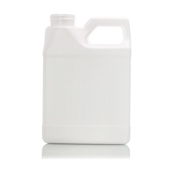 16 oz White HDPE F Style Bottle