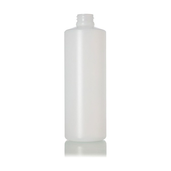16 oz Natural HDPE Cylinder Round
