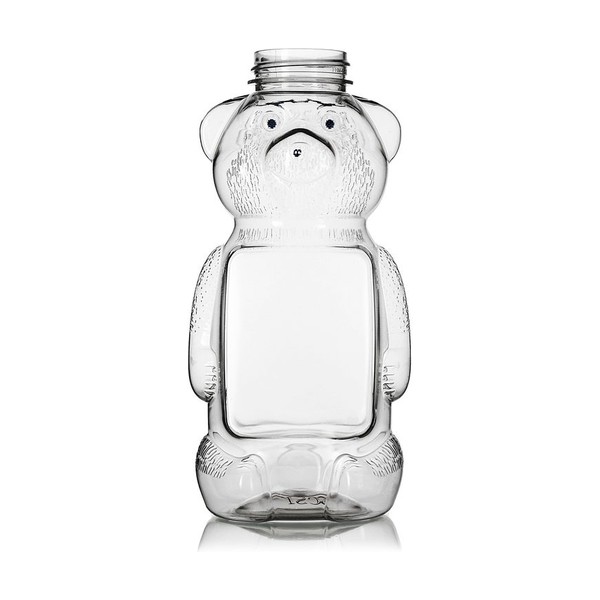 16 oz Clear PET Honey Container