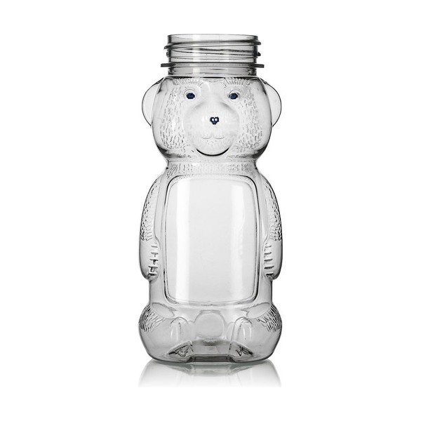 5 oz Clear PET Honey Container