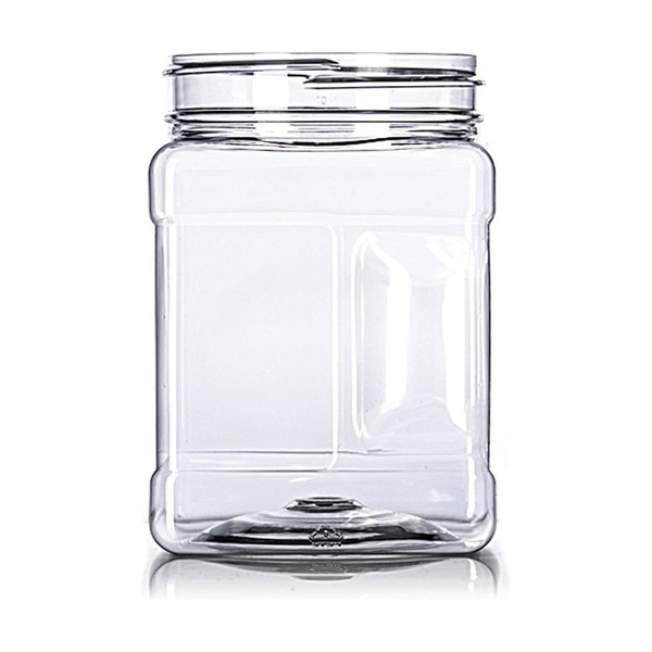 32 oz Clear PET Square Grip Container