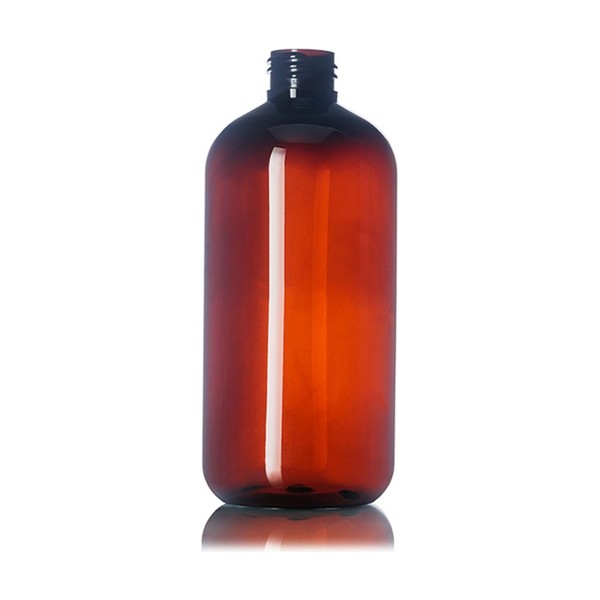 12 oz Amber PET Cylinder Round