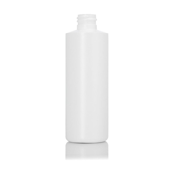 4 oz White HDPE Cylinder Round