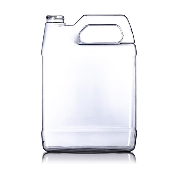 1 gallon Clear PVC F Style Bottle