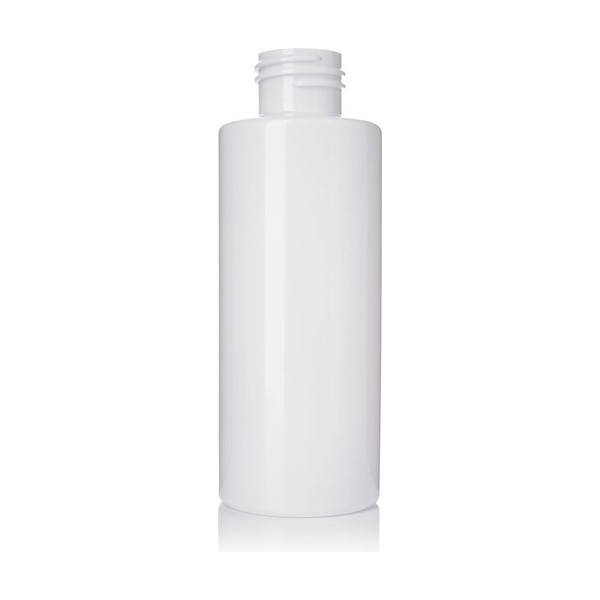 4 oz White PET Cylinder Round