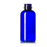 4 oz Cobalt Blue PET Boston Round