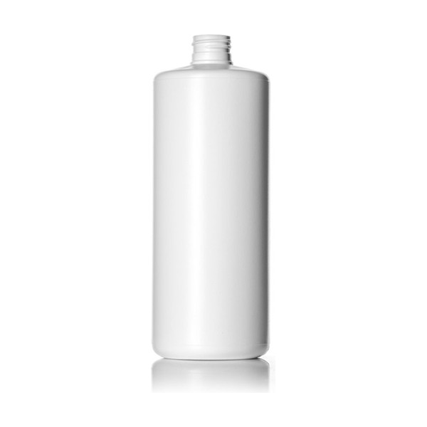 32 oz White HDPE Cylinder Round