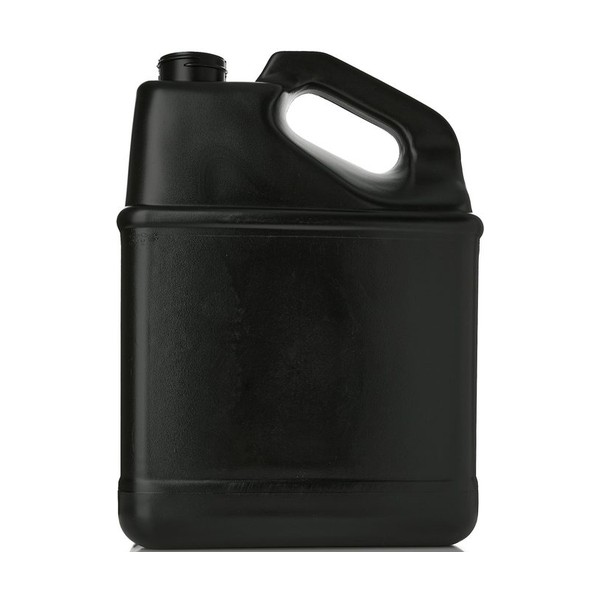 1 gallon Black HDPE F Style Bottle