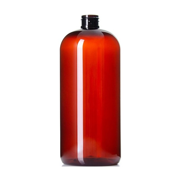 32 oz Amber PET Boston Round