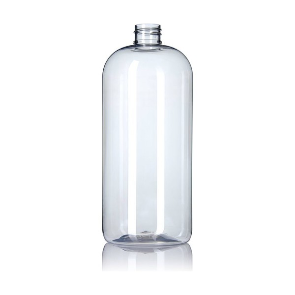 32 oz Clear PET Boston Round