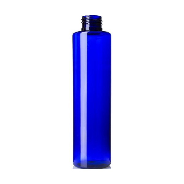 6 oz Blue PET Slim Cylinder Round