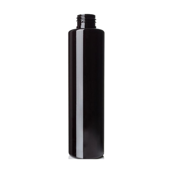 6 oz Dark Amber PET Slim Cylinder Round