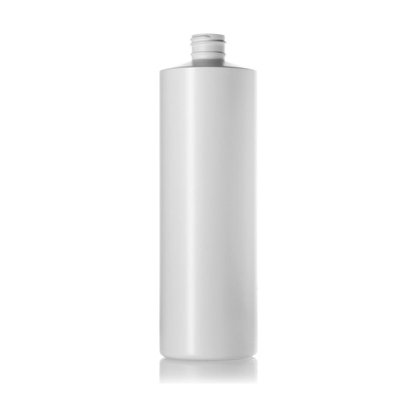 16 oz White HDPE Cylinder Round