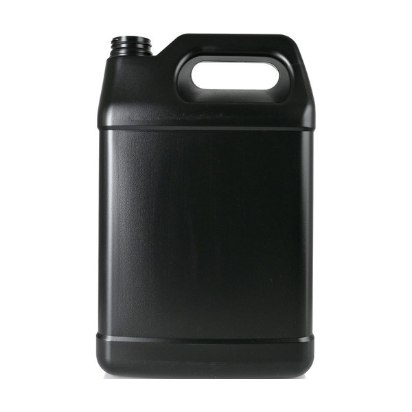 1 gallon Black HDPE F Style Bottle