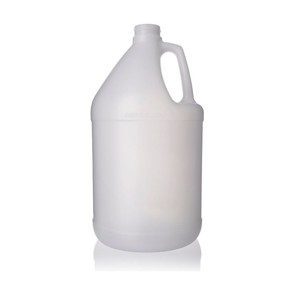 1 gallon Natural HDPE Industrial Round Bottle