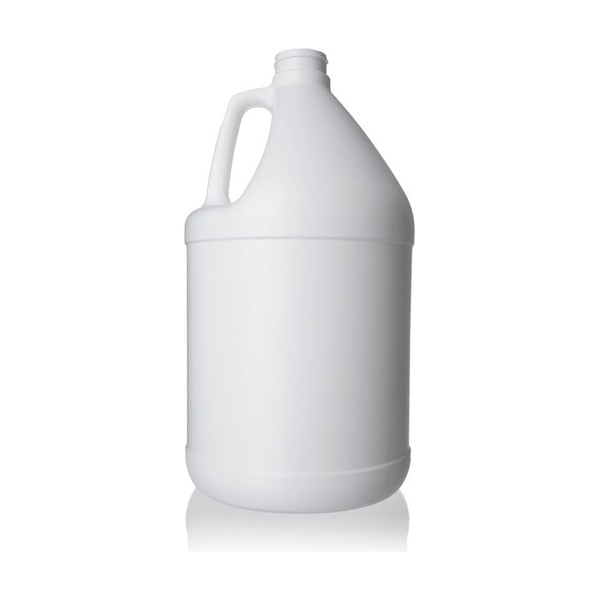 1 gallon White HDPE Industrial Round Bottle