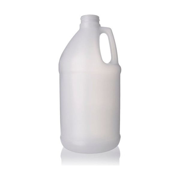 64 oz Natural HDPE Industrial Round Bottle