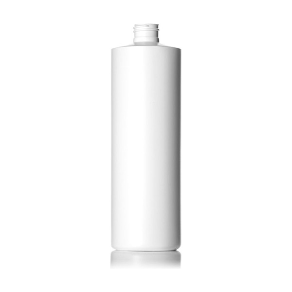 16 oz White HDPE Cylinder Round