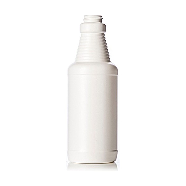16 oz White HDPE Spray Bottle