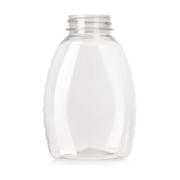 8 oz Clear PET Honey Container