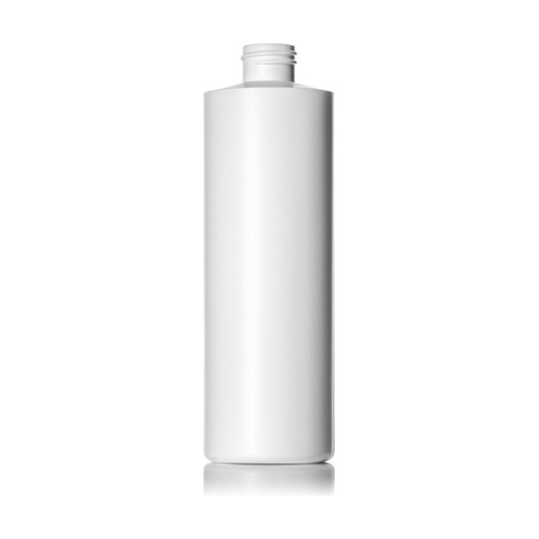 16 oz White HDPE Cylinder Round