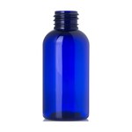 2 oz Cobalt Blue PET Boston Round