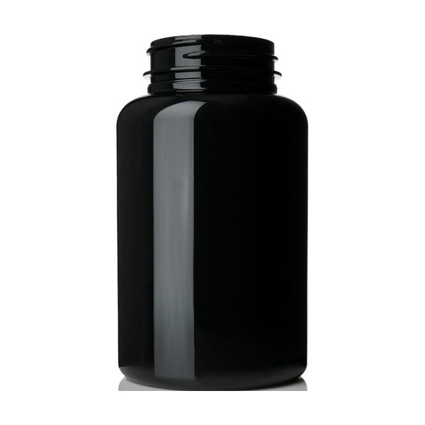 250 cc Black PET Packer Bottle