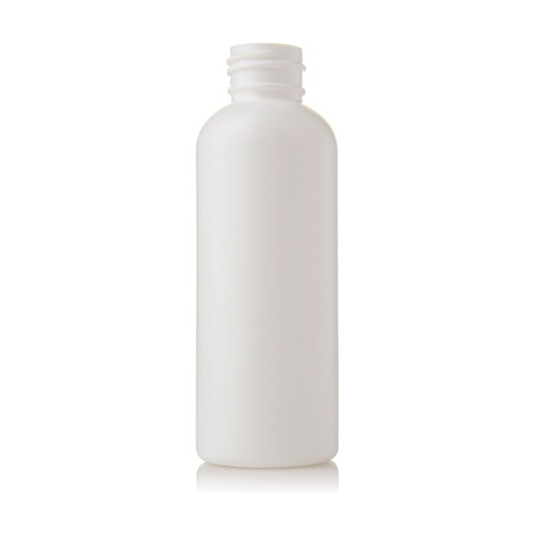 4 oz White HDPE Plastique Diamond Royal Bottle