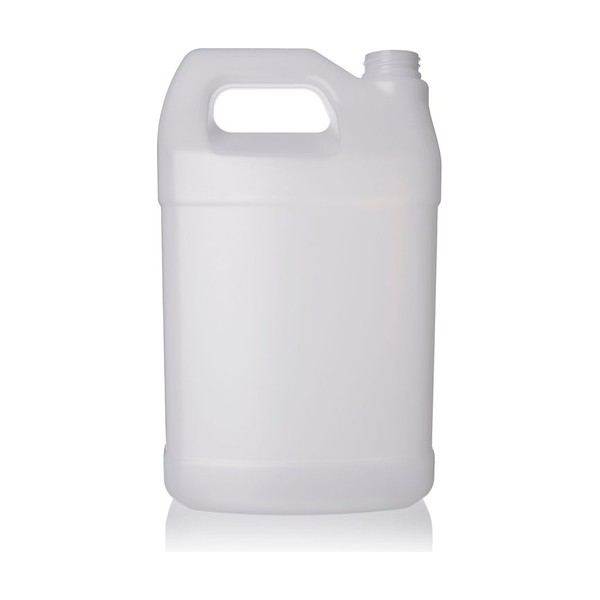 1 gallon Natural HDPE F Style Bottle