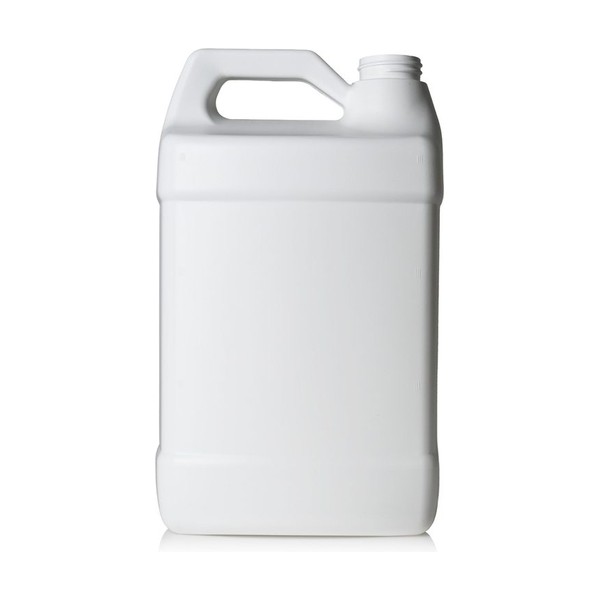 1 gallon White HDPE F Style Bottle