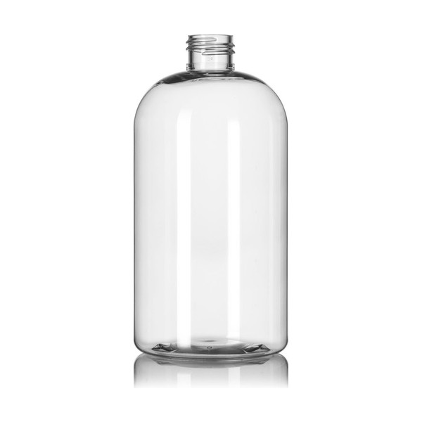 16 oz Clear PET Boston Round