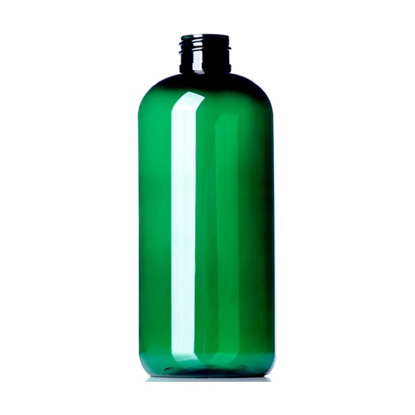 16 oz Green PET Boston Round