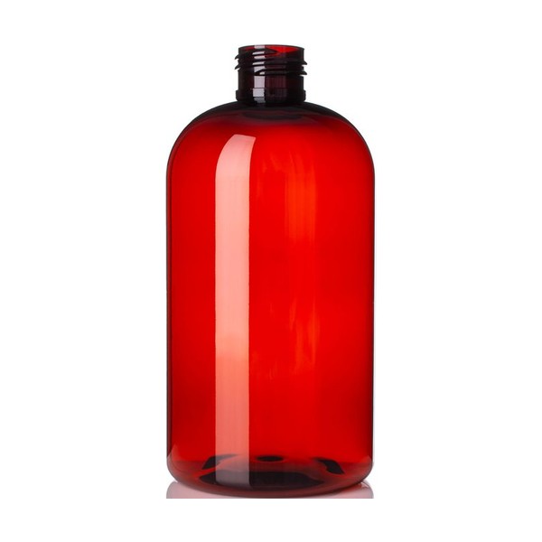 12 oz Amber PET Boston Round