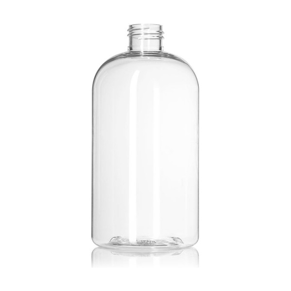 12 oz Clear PET Boston Round