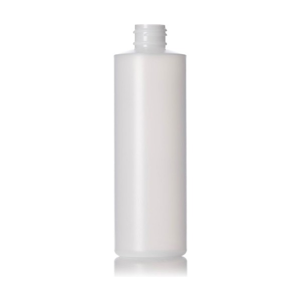 8 oz Natural HDPE Cylinder Round