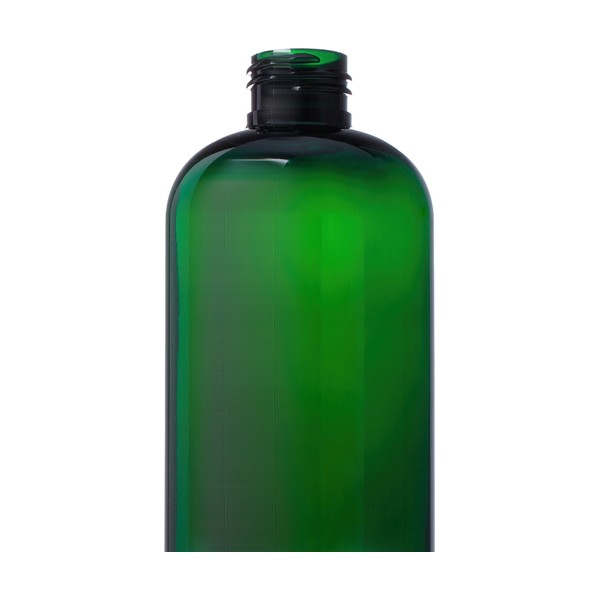 8 oz Green PET Boston Round