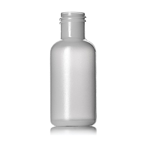 0.5 oz Natural HDPE Boston Round Bottle