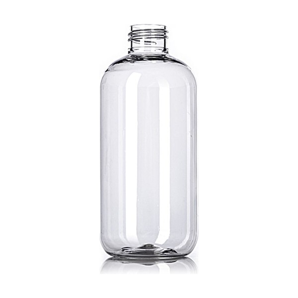 8 oz Clear PET Boston Round