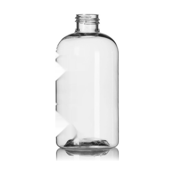 8 oz Clear PET Boston Round