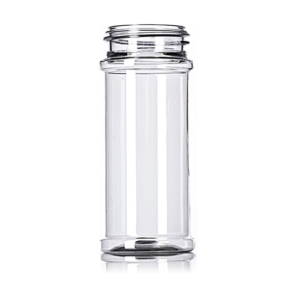 5.5 oz Clear PET Spice Bottle