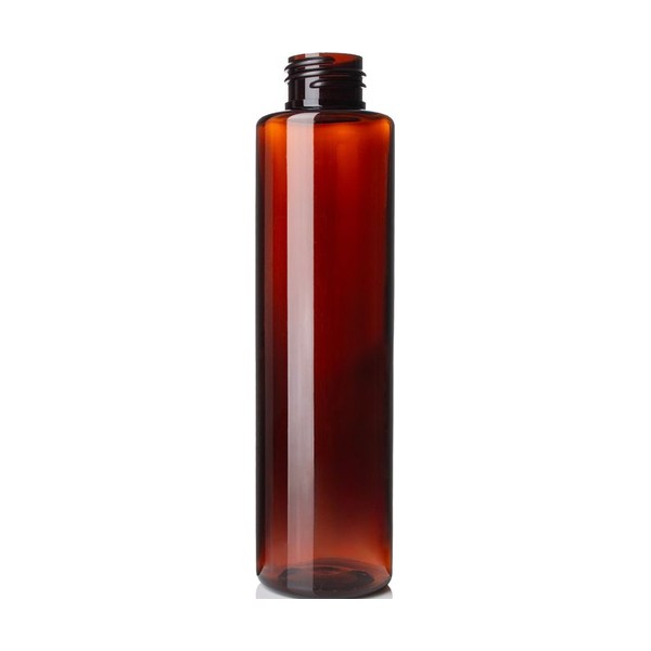 4 oz Amber PET Slim Cylinder Round