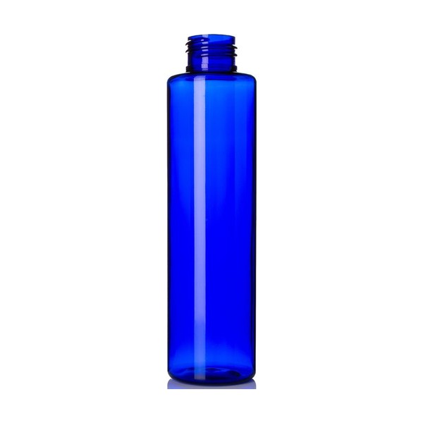 4 oz Blue PET Slim Cylinder Round