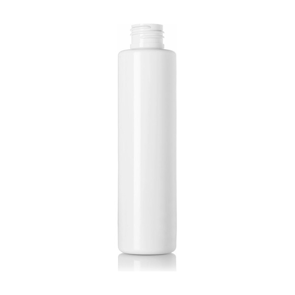 4 oz White PET Slim Cylinder Round