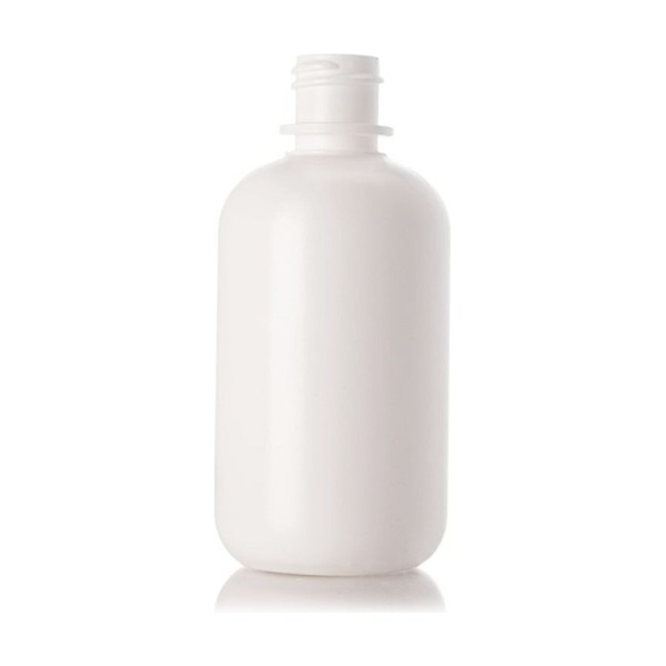 4 oz White LDPE Boston Round Bottle