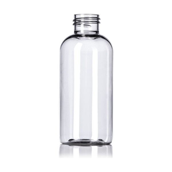 4 oz Clear PET Boston Round