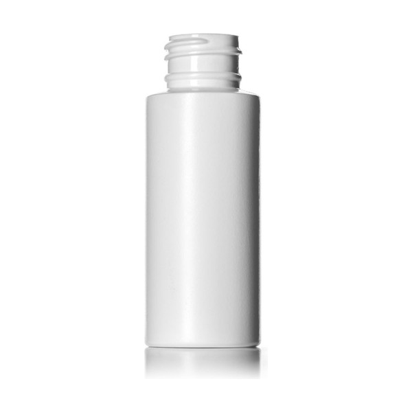 2 oz White HDPE Cylinder Round