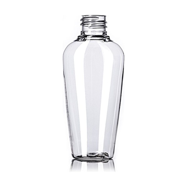 2 oz Clear PET Oval Bottle